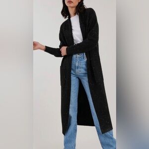 JOHN + JENN Renn Duster Cardigan, Night Sky, sz M